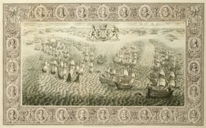 Armada (kaiverrus kuvakudoksesta), 1739.